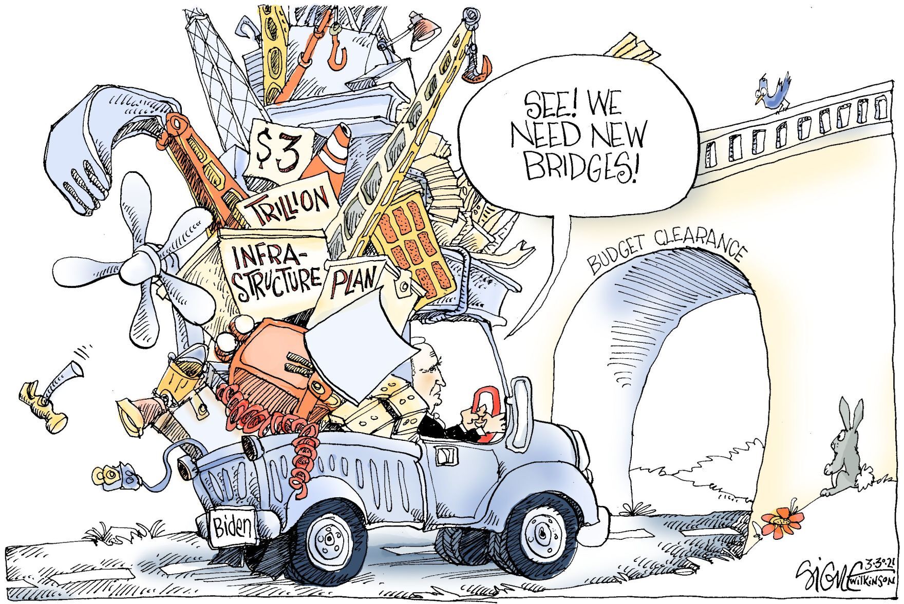 Signe Wilkinson cartoon